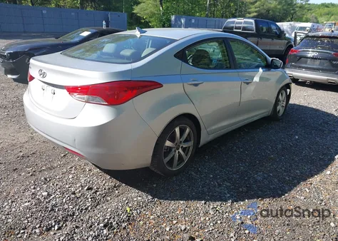 2013 Hyundai Elantra Gls z USA, uszkodzony, nr VIN 5NPDH4AE1DH257091